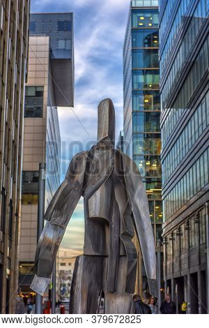 Russia, Moscow 05.04,2019 Sculptural Composition 