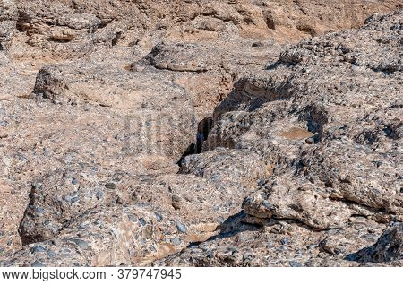 The Start Of The Sesriem Canyon Is A Deep, Narrow Break In The Rocks Of The Tsauchab River