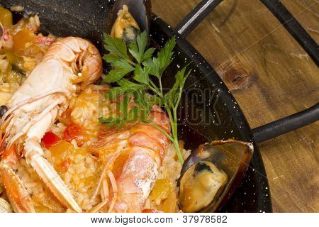 Paella riso
