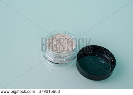 Isolated On Light Background Makeup Beauty Cosmetics Product And Facial Cosmetic, Colourless Mineral