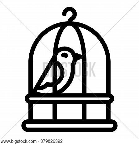 Quail Cage Icon. Outline Quail Cage Vector Icon For Web Design Isolated On White Background