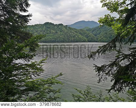 Lake In The Mountains - Firiza Lake In Maramures