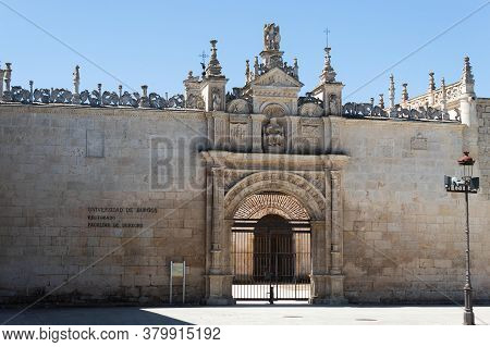 Burgos, Spain - 05 August - 2020: University Of Burgos, A Public University In Burgos, Province Of B
