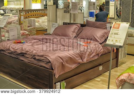 26,12,2013 Russia, St. Petersburg  A Sample Of The Interior In Ikea Store, Samara. Ikea Was Founded 