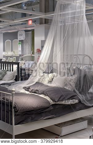 Russia, St.petersburg, 14,05,2015        A Sample Of The Interior In Ikea Store, Ikea Was Founded In