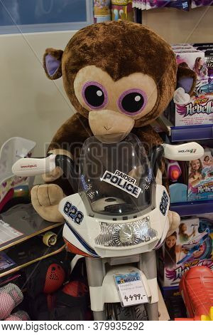 Czech Republic, Prague 15,03,2016 Toys On Shelves In A Children's Store