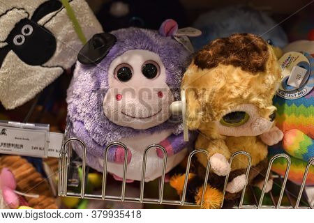 Czech Republic, Prague 15,03,2016 Toys On Shelves In A Children's Store