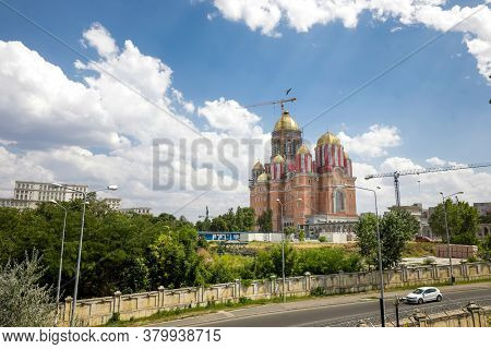 Construction Site Of 'catedrala Mantuirii Neamului' (people's Salvation Cathedral), Near The Palace