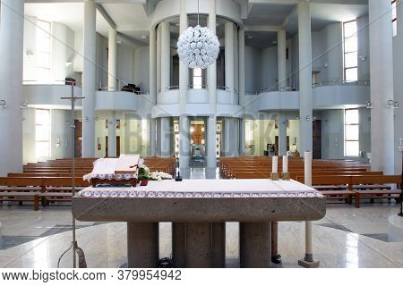 SISAK, CROATIA - SEPTEMBER 07, 2013: Parish Church of St. Quirinus of Sescia in Sisak, Croatia