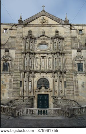 San Martín Pinario Church In Santiago De Compostela.