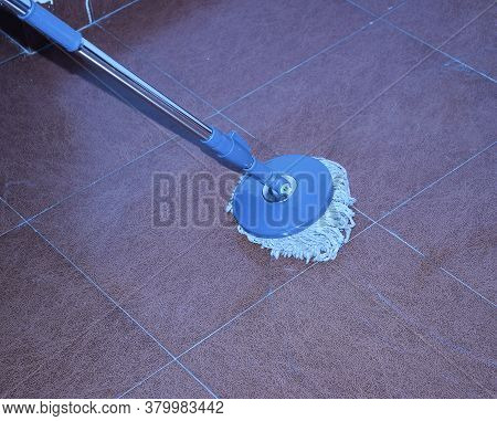 A Mop Used For Cleaning The Floor Of A Home