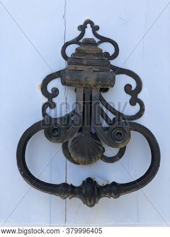 Old And Ancient Knocker In The City Of Ars-en-re