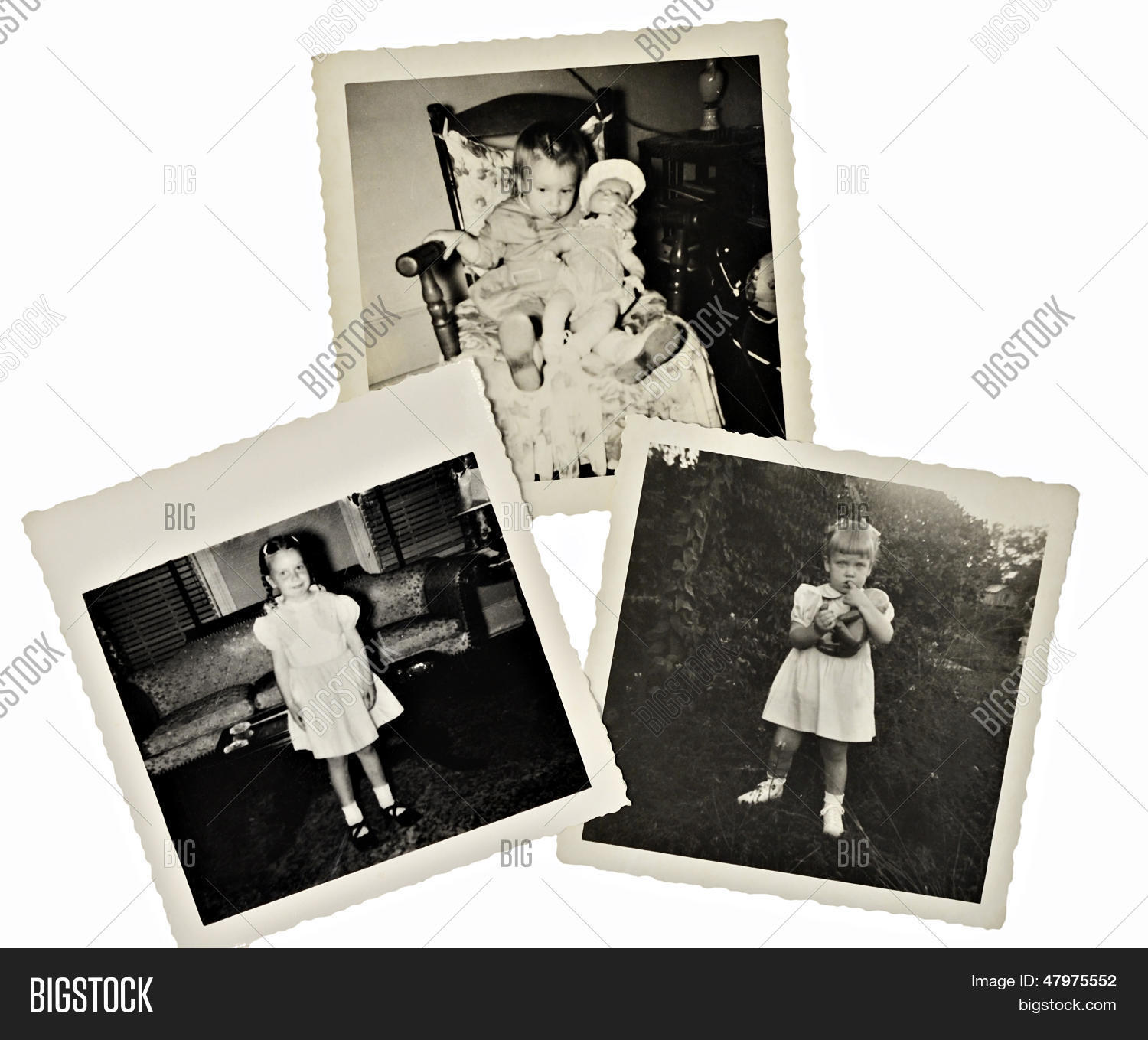 Retro Scrapbook Photos Image & Photo (Free Trial) | Bigstock