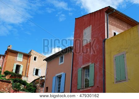 Wieś Roussillon, Francja