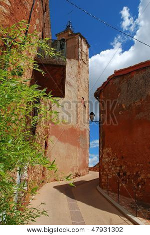 Wieś Roussillon, Francja
