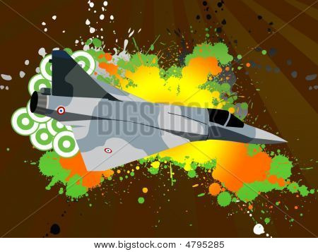 Abstract Airplane