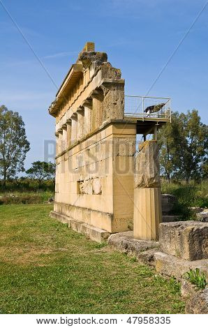 Parco archeologico di Metaponto. Basilicata. Italia meridionale.