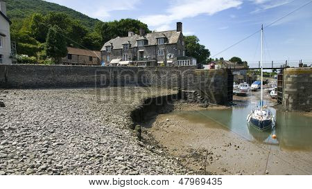 Porlock Weir, Somerset, Inghilterra