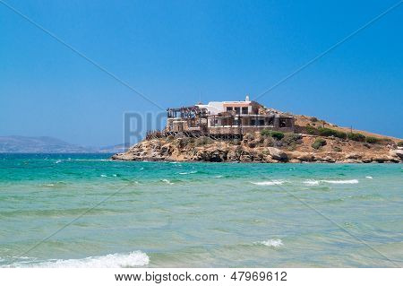 Traditionelle græske hus på øen Naxos, Grækenland