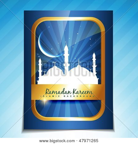 vectoor 闪亮的 eid ul fitar 节日 backgorund