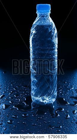Freshness Of Drinking Water On Wet Floor Use For Healthy Life Food And Drink Refreshing Beverage And
