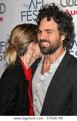 Sunrise Coigney and Mark Ruffalo  at the 2008 AFI Fest Special Screening of 'The Brothers Bloom'. Arclight Hollywood, Hollywood, CA. 11-03-08