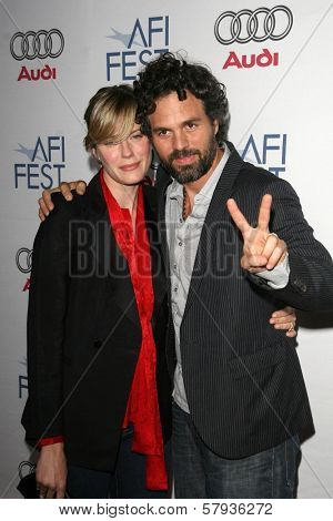 Sunrise Coigney and Mark Ruffalo  at the 2008 AFI Fest Special Screening of 'The Brothers Bloom'. Arclight Hollywood, Hollywood, CA. 11-03-08