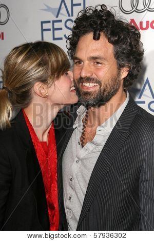 Sunrise Coigney and Mark Ruffalo  at the 2008 AFI Fest Special Screening of 'The Brothers Bloom'. Arclight Hollywood, Hollywood, CA. 11-03-08
