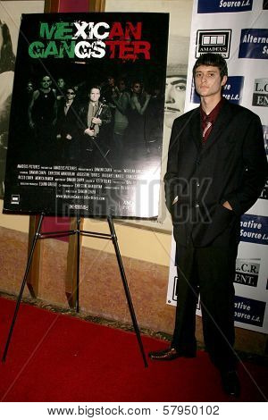 Ricco Chapa  at the Los Angeles Premiere of 'Mexican Gangster'. Million Dollar Theater, Los Angeles, CA. 11-21-08