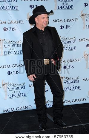 Garth Brooks  in the press room at the Academy Of Country Music Awards' Artist Of The Decade. MGM Grand, Las Vegas, NV. 04-06-09