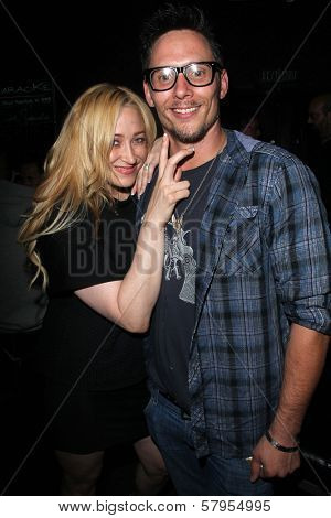 Jennifer Blanc, Denny Kirkwood at the wrap party for the upcoming 