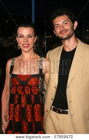 Debi Mazar and husband Gabriele  at the Los Angeles Premiere of 