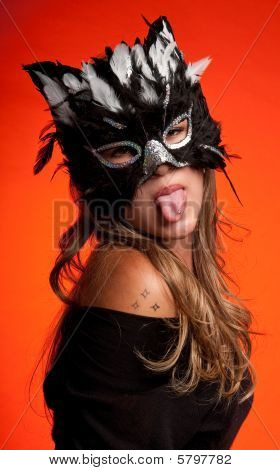 Cat Woman Tongue