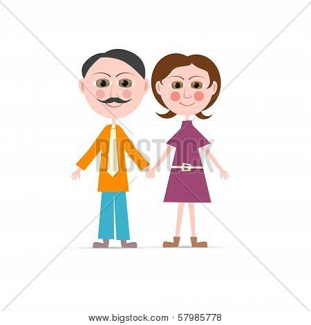 Father Mother Vector Vector & Photo (Free Trial) | Bigstock