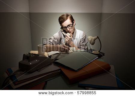 Nerd On The Phone