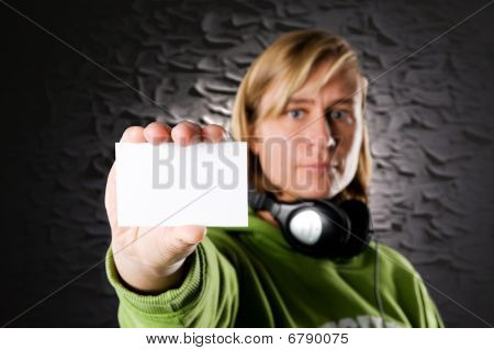Discjockey iş kartı