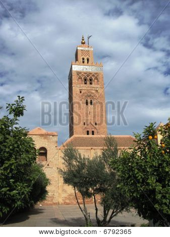 Koutoubia moskee In Marrakesh