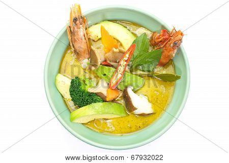 green curry with shrimp
