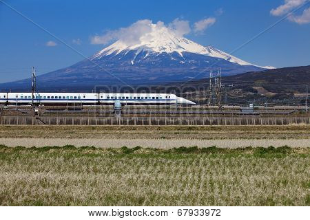 Mt Fuji and Tokaido Shinkansen