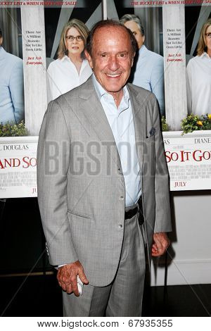 EAST HAMPTON, NEW YORK-JULY 6: Media proprietor Mort Zuckerman attends the premiere of 