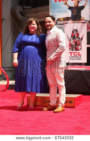 LOS ANGELES - JUL 2:  Ben Falcone, Melissa McCarthy at the Melissa McCarthy Hand and Footprint Ceremony at the TCL Chinese Theater on July 2, 2014 in Los Angeles, CA