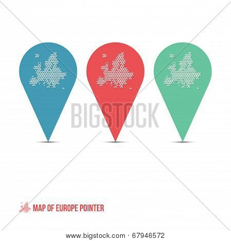 Map Of Europe Pointer