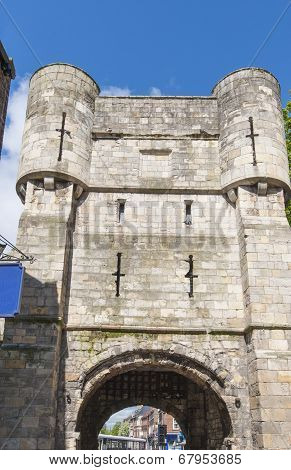 Ancient Medieval Gate In English City