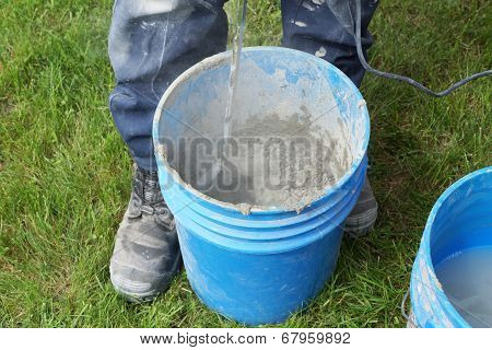 Mixing Mortar