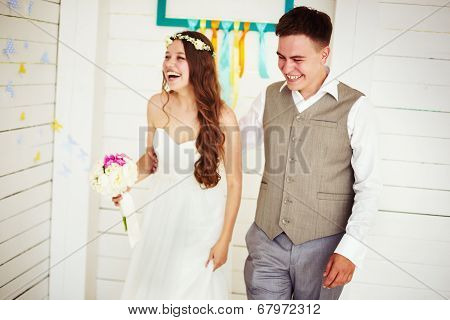 Happy Wedding Couple