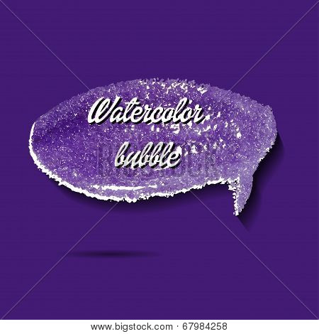 Spech Bubble Background Flat Vector Illustration
