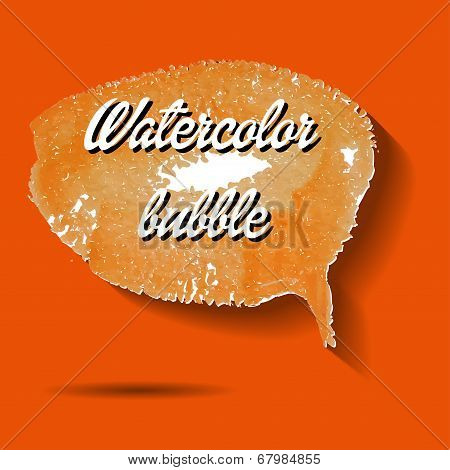 Spech Bubble Background Flat Vector Illustration