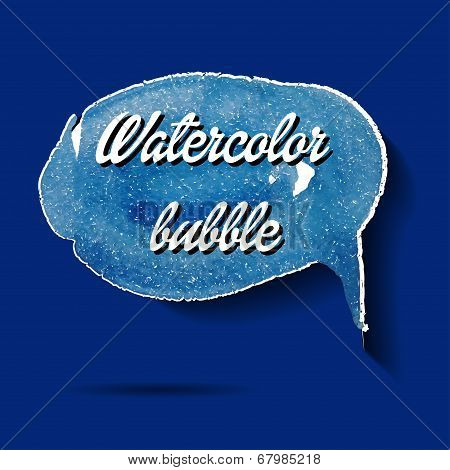 Spech Bubble Background Flat Vector Illustration