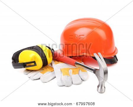 Various consruction tools.