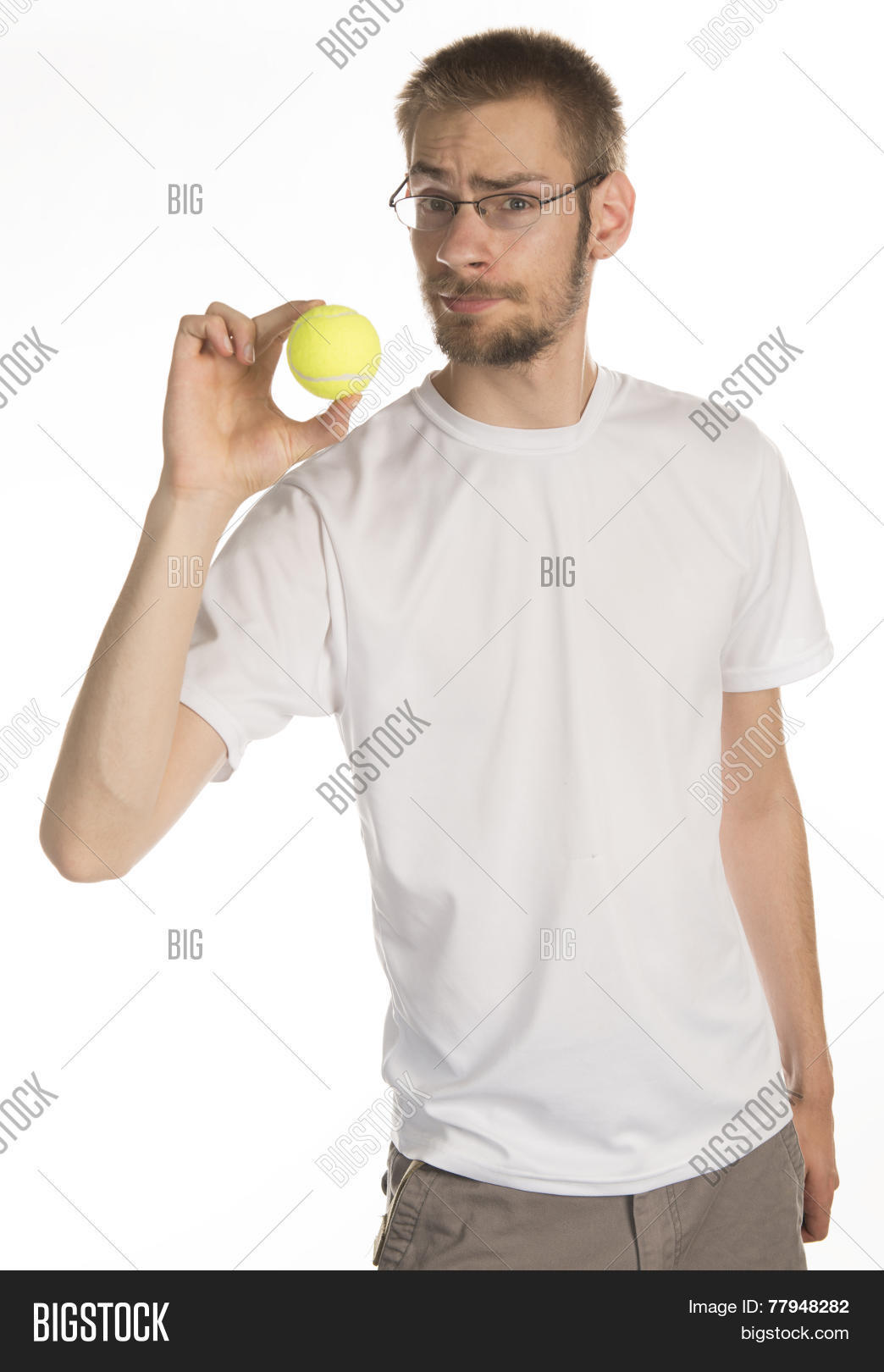 Holding Tennis Ball Image &amp; Photo (Free Trial) | Bigstock